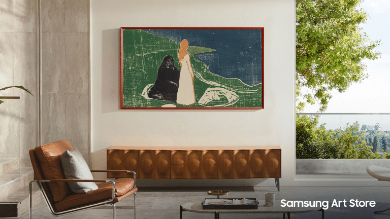MoMA x Samsung - Edvard Munch, Two Women on the Shore_(Lifestyle Image)