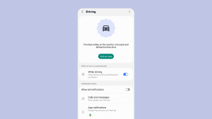 One UI 8.5 Drive Mode hero