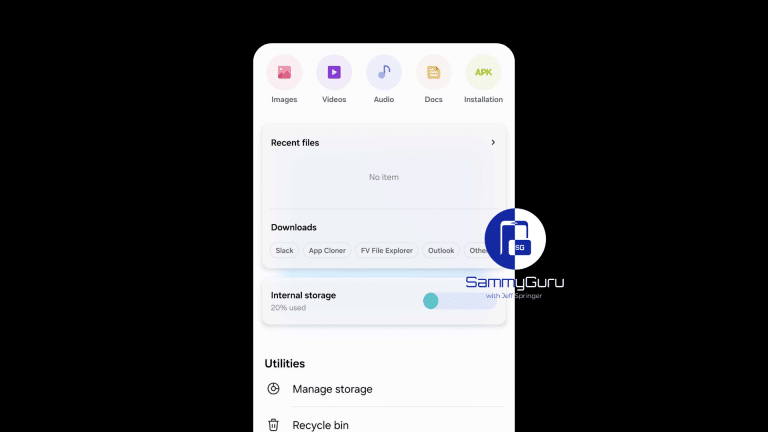 One UI 8.5 My Files SammyGuru hero