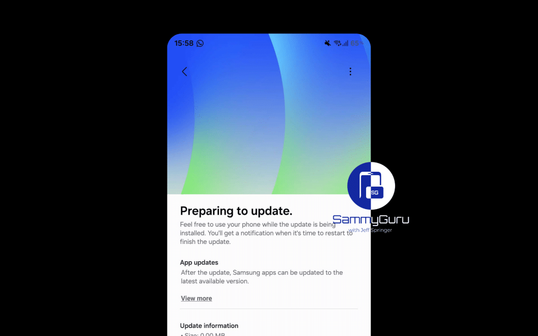 Check Out One UI 8.5’s Revamped Software Update Screen