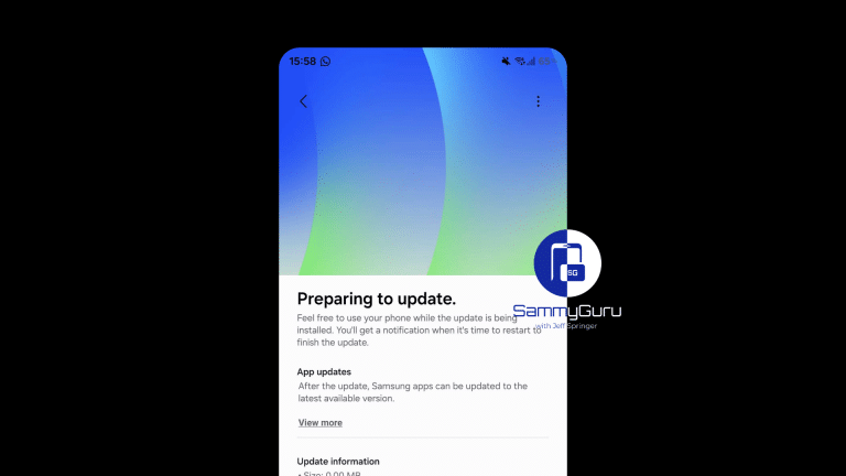 One UI 8.5 software update screen hero