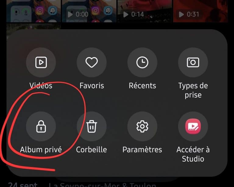 Samsung Gallery Private Album One UI 8.5