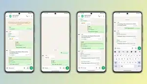 WhatsApp Threaded Conversations