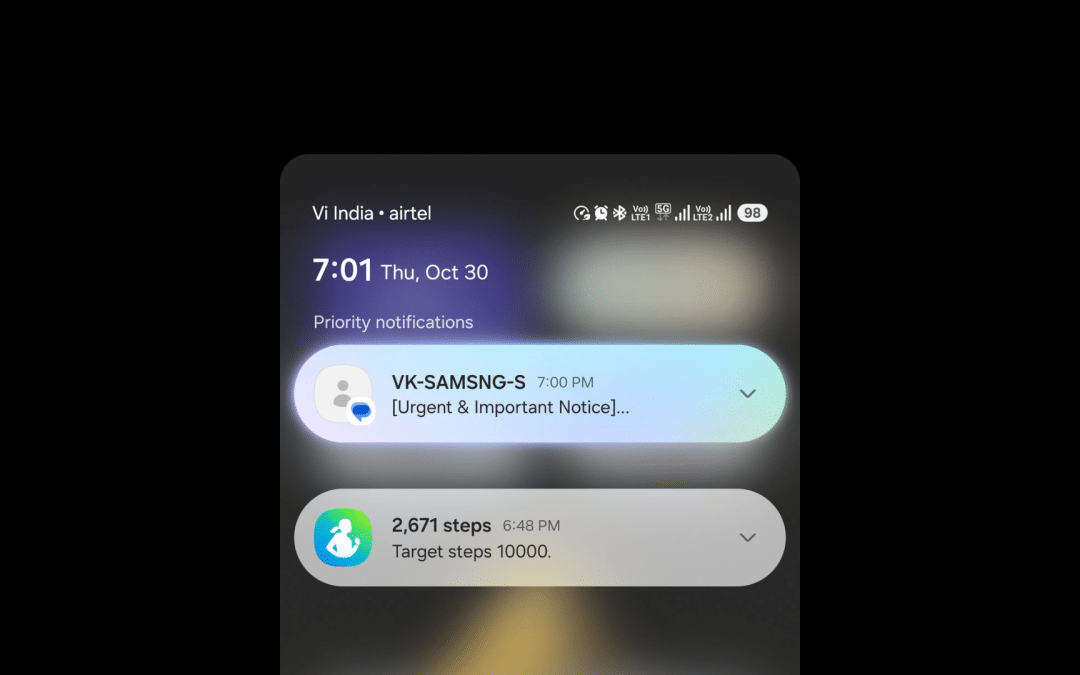 Here’s Our First Look at How Priority Notifications Will Show Up in One UI 8.5