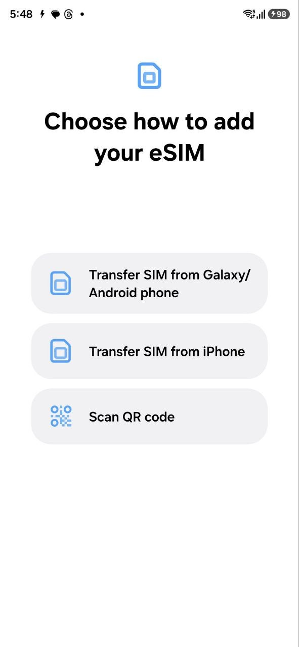 One UI 8.5 eSIM transfer