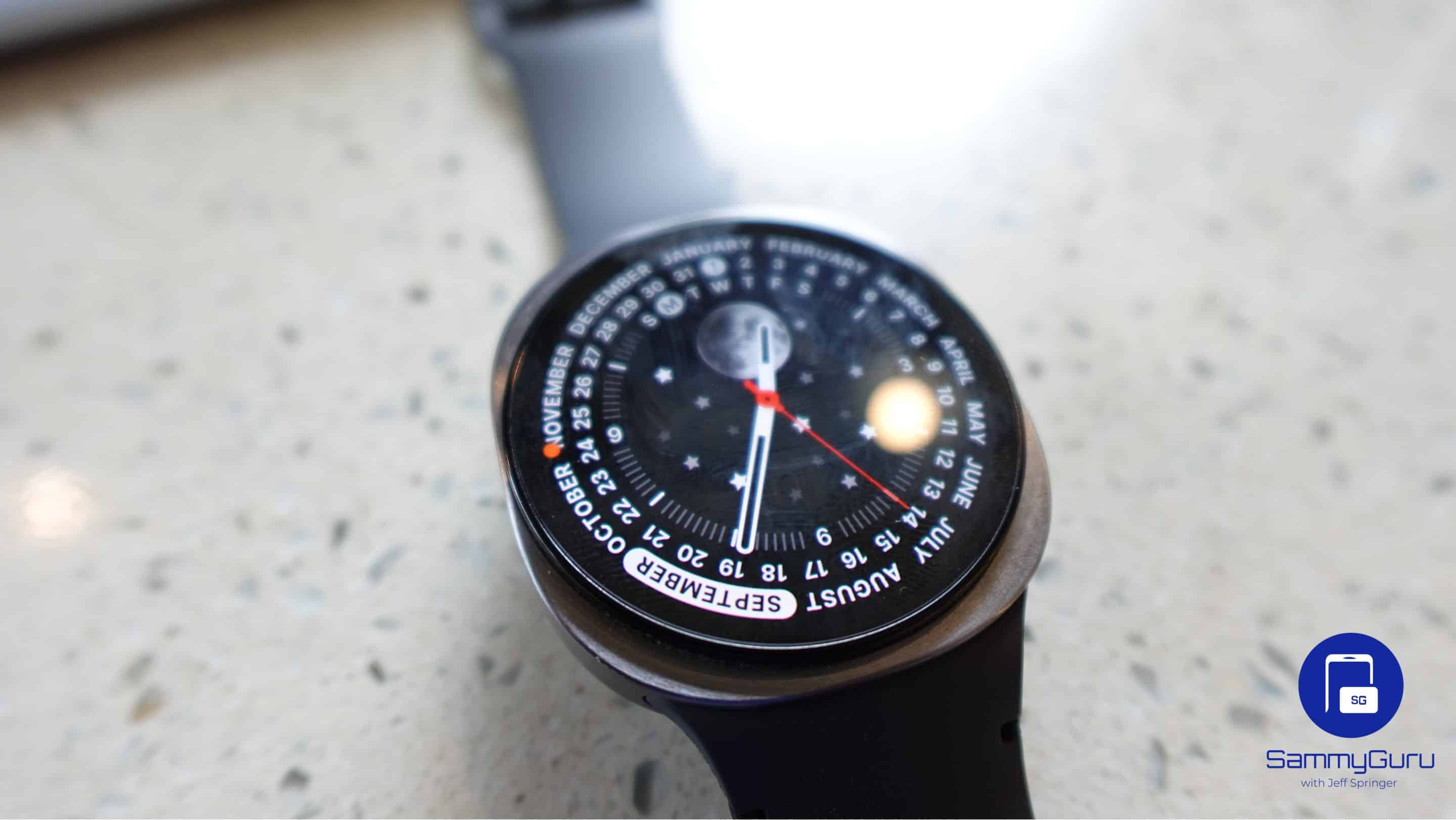 Samsung Galaxy Watch 8 sitting on table