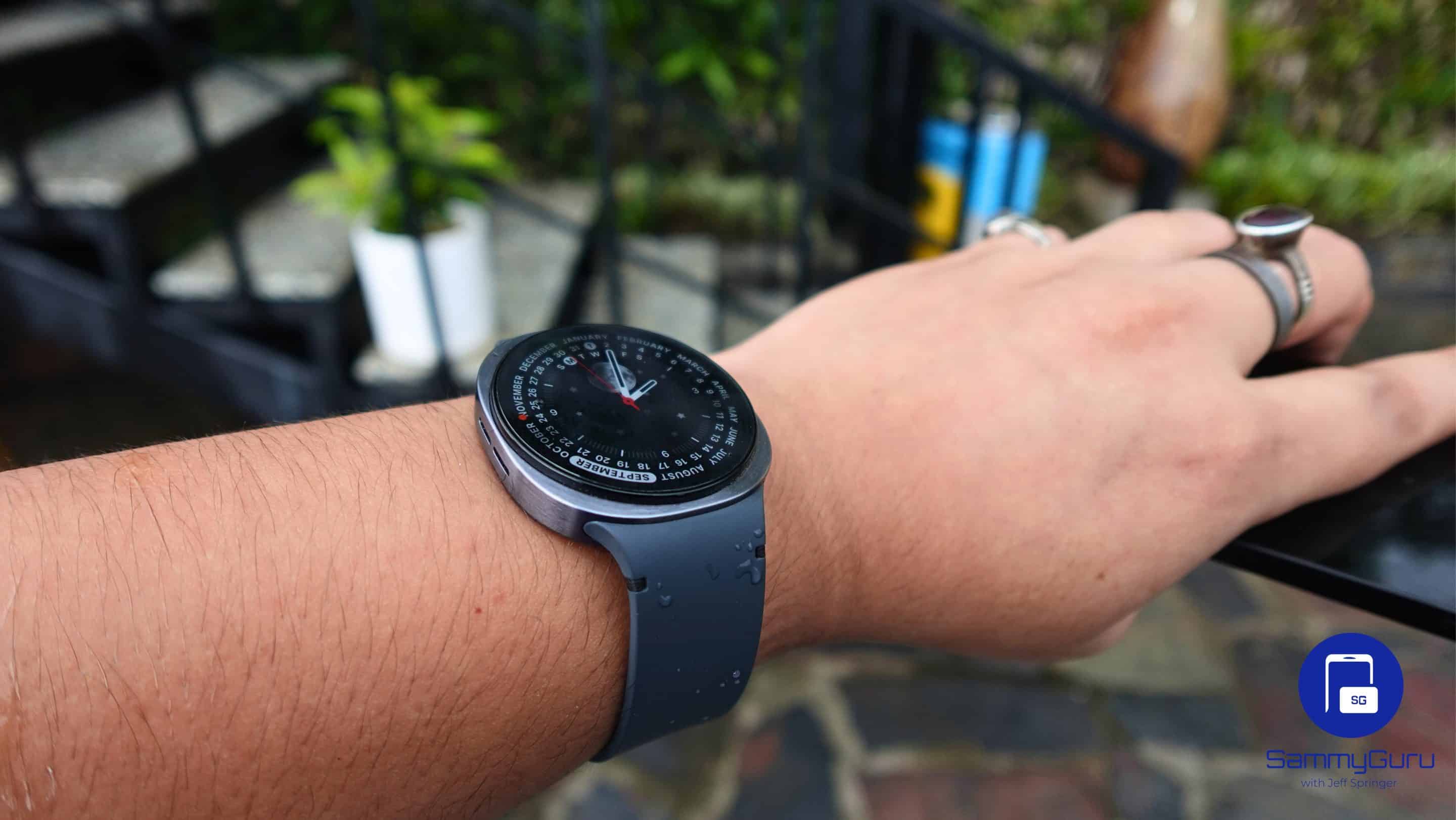Samsung Galaxy Watch 8 on wrist