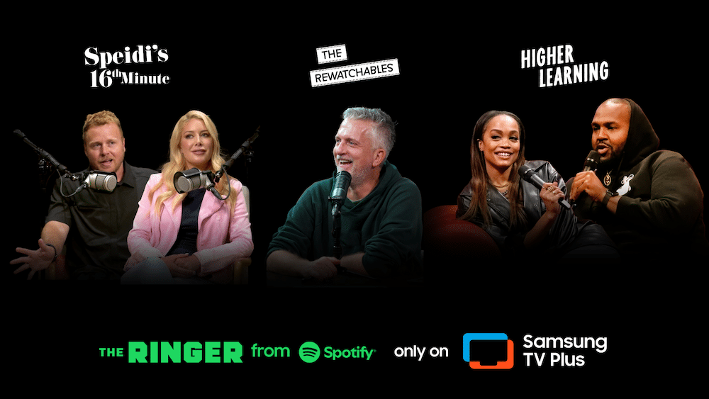 Samsung and Spotify Partner to Bring The Ringer Channel on TV Plus