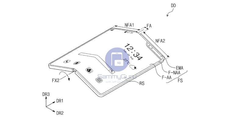 Samsung foldable durability patent 3