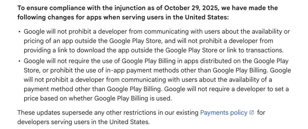 google play epic games ruling