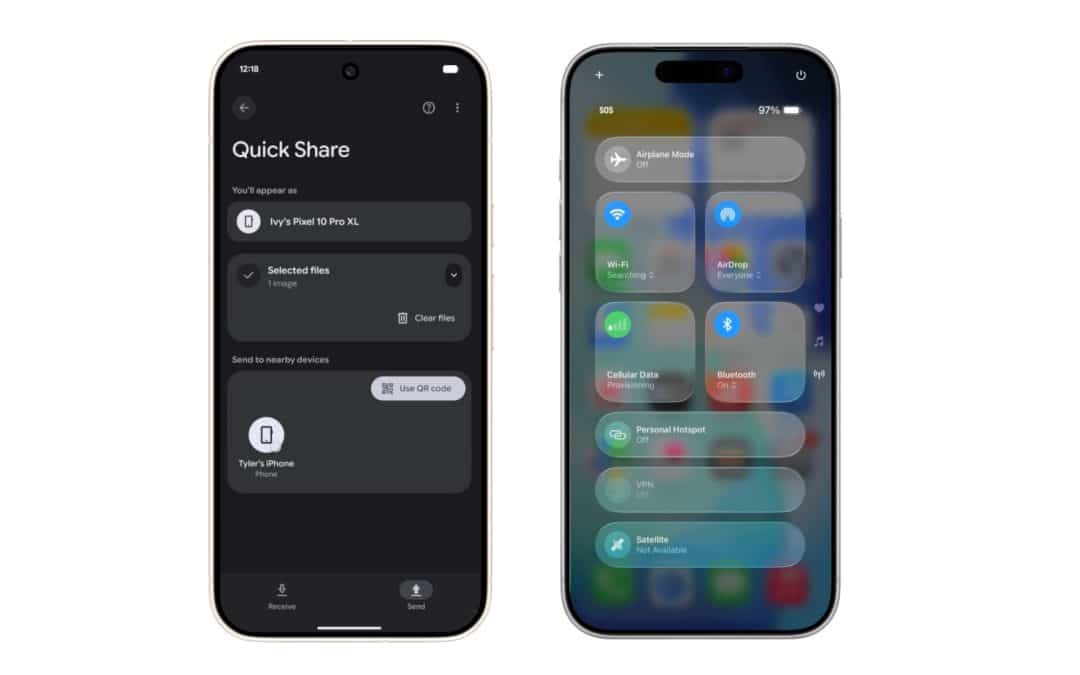AirDrop and Quick Share Interoperability Rolls Out to More Pixel Phones