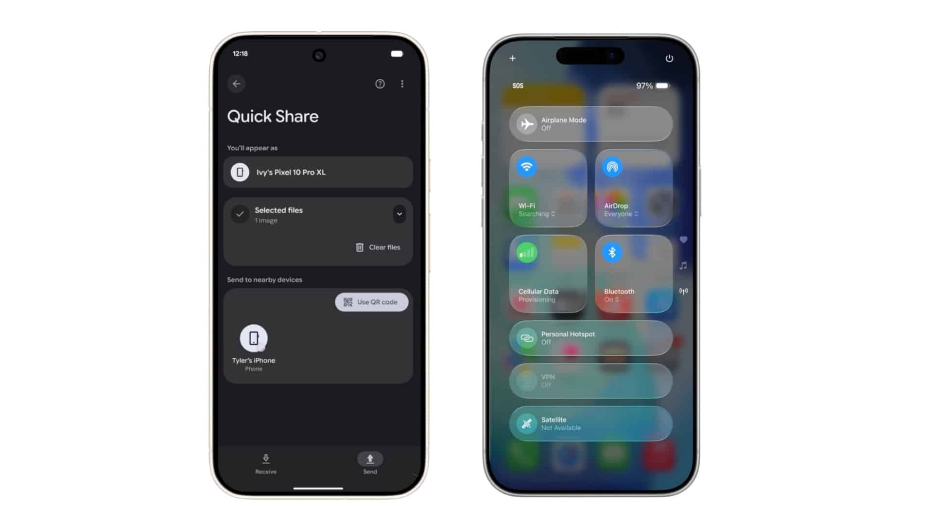Android Quick Share iPhone AirDrop 2 Android Quick Share iPhone AirDrop 2