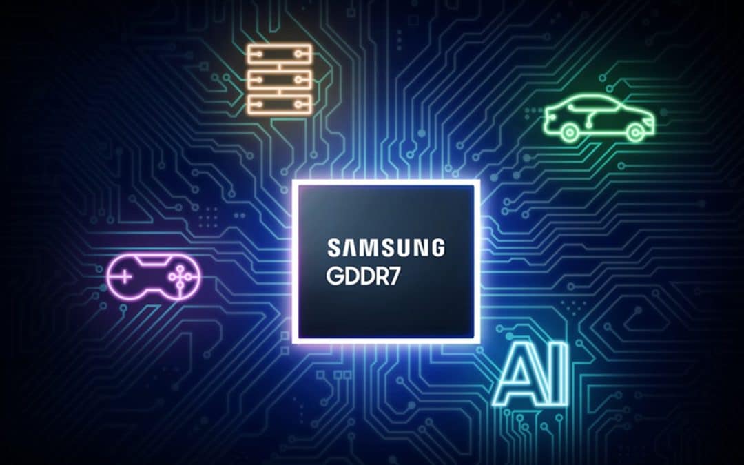 Samsung Begins Sampling 32 and 36 Gbps 24 Gb GDDR7 3 GB Modules