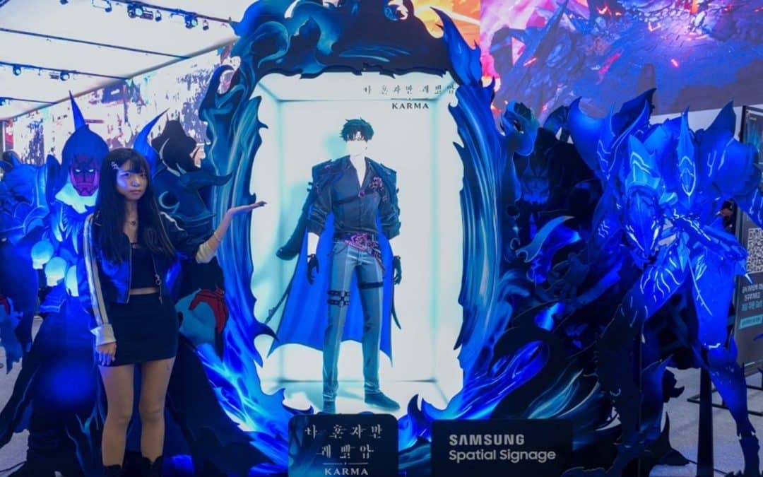 Samsung’s Odyssey 3D and Spatial Signage Redefine Gaming at G-Star 2025