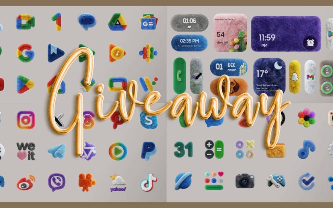 GIVEAWAY: Win the One UI 8 Fluffy Icon Pack and Galaxy Buds 3 Pro