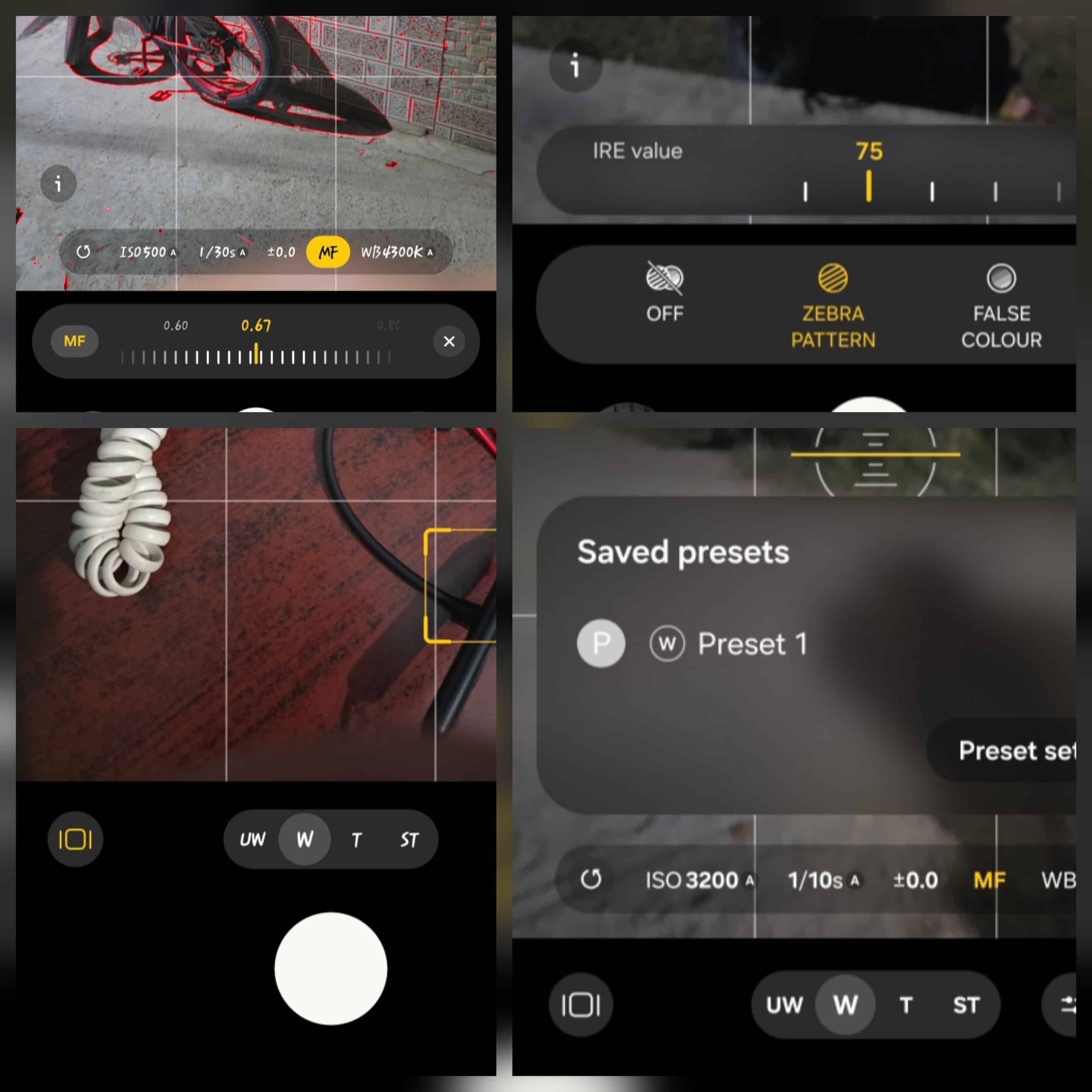 Samsung One UI 8.5 Pro Mode interface showing Expert RAW integration 