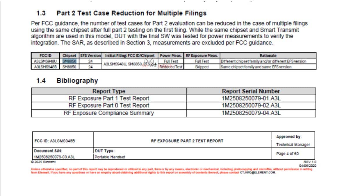 Galaxy S26 Ultra FCC