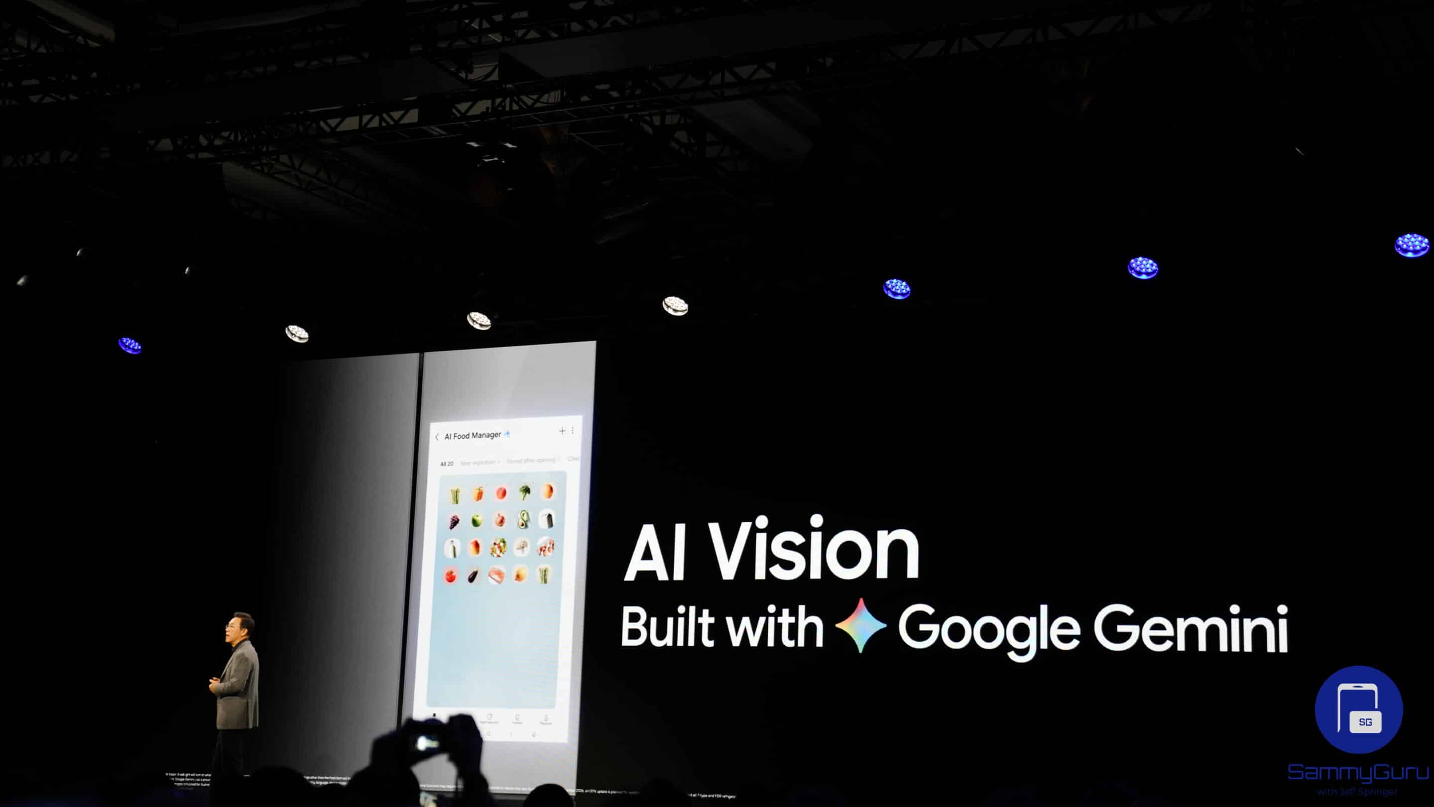 Bespoke AI Refrigerator Gemini First Look CES 2026 2