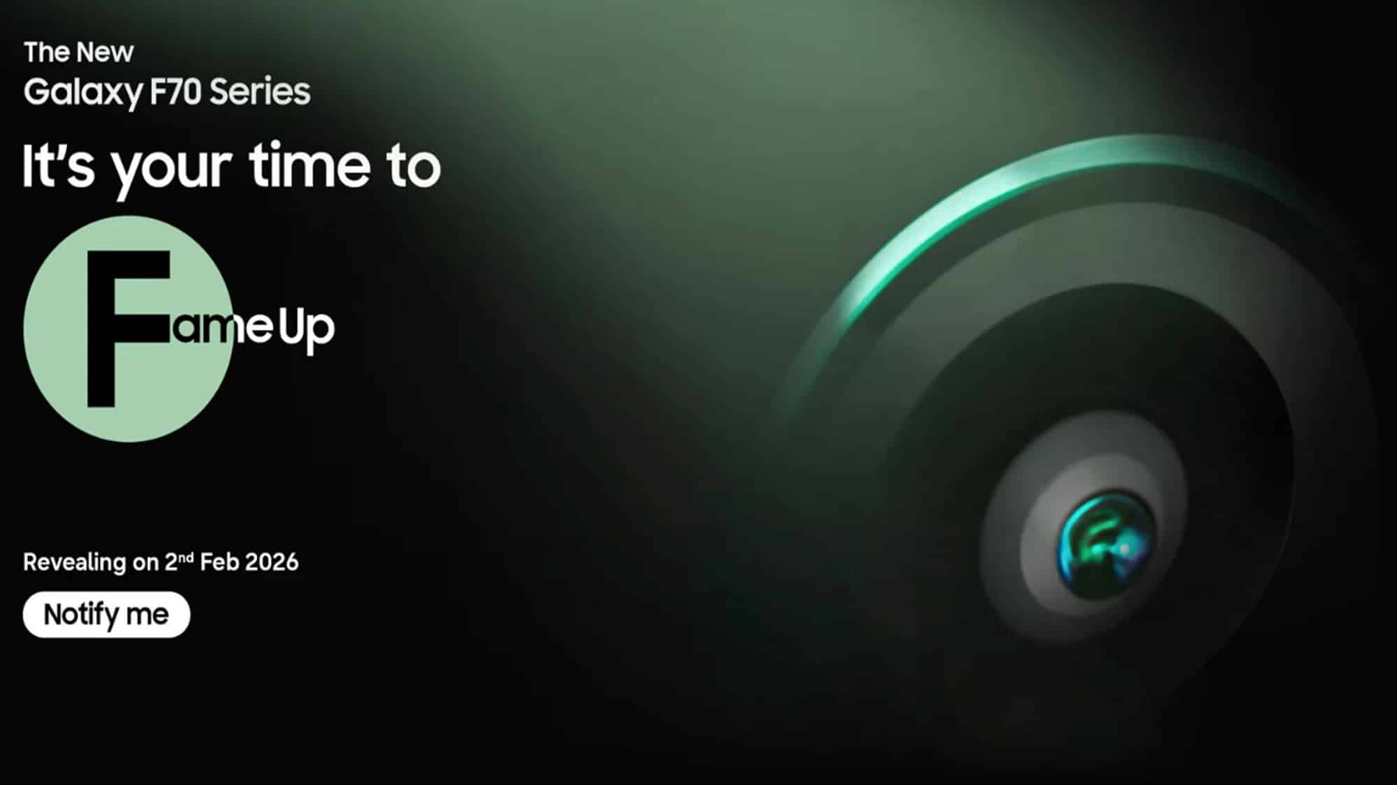 Galaxy F70 series coming