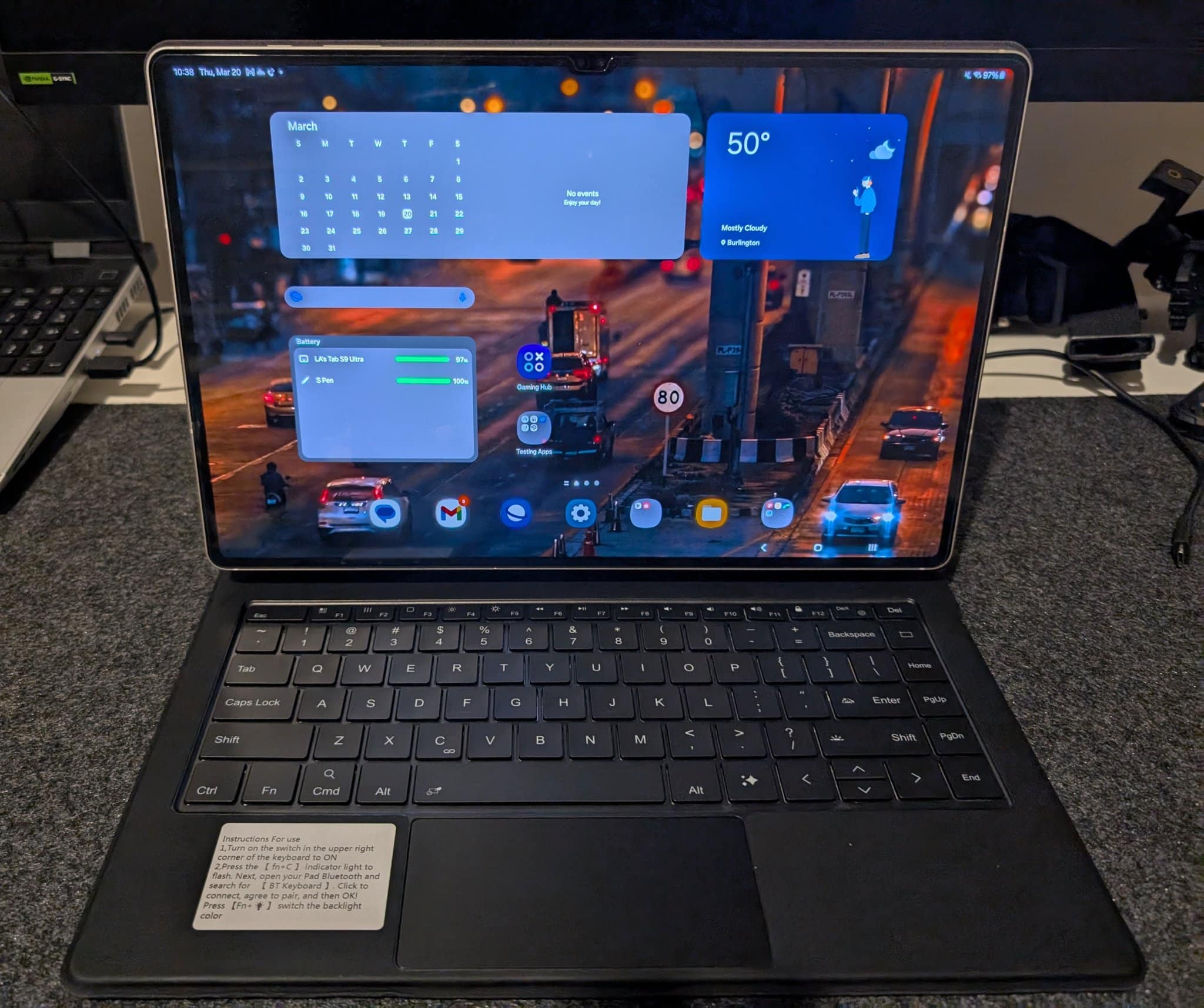 Galaxy Tab S9 Ultra 3rd Party Magic Keyboard