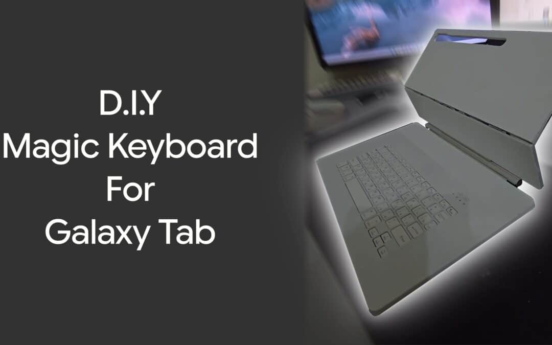Redditor Builds Impressive Magic Keyboard Clone for Galaxy Tab Ultra