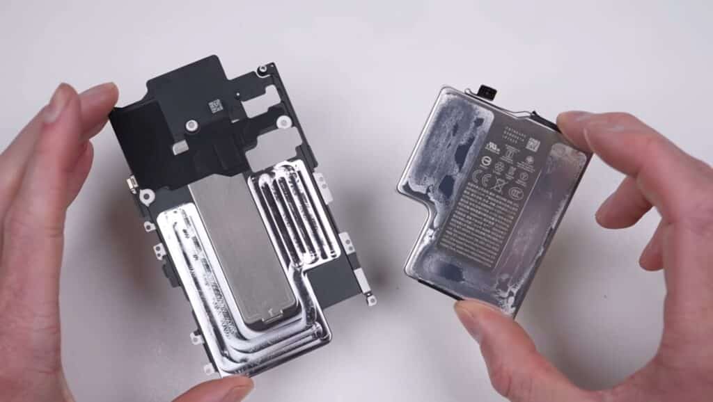 iPhone 17 Pro Max Vapor Chamber and Metal Battery