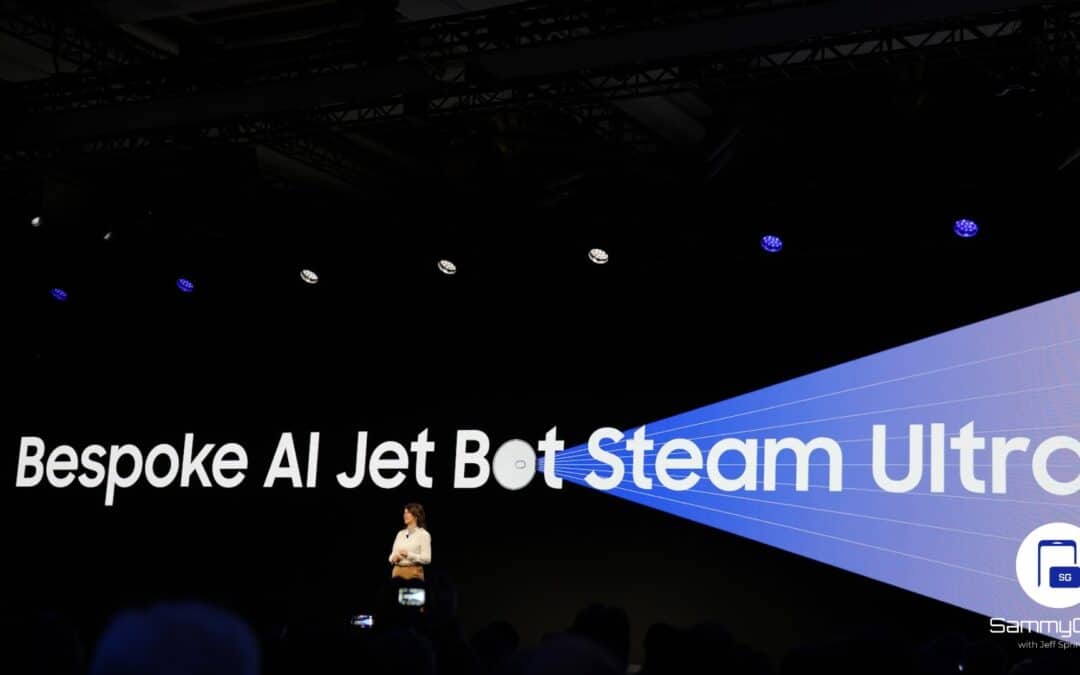 Samsung’s Jet Bot Steam Ultra Uses AI to Detect Spills and Obstacles