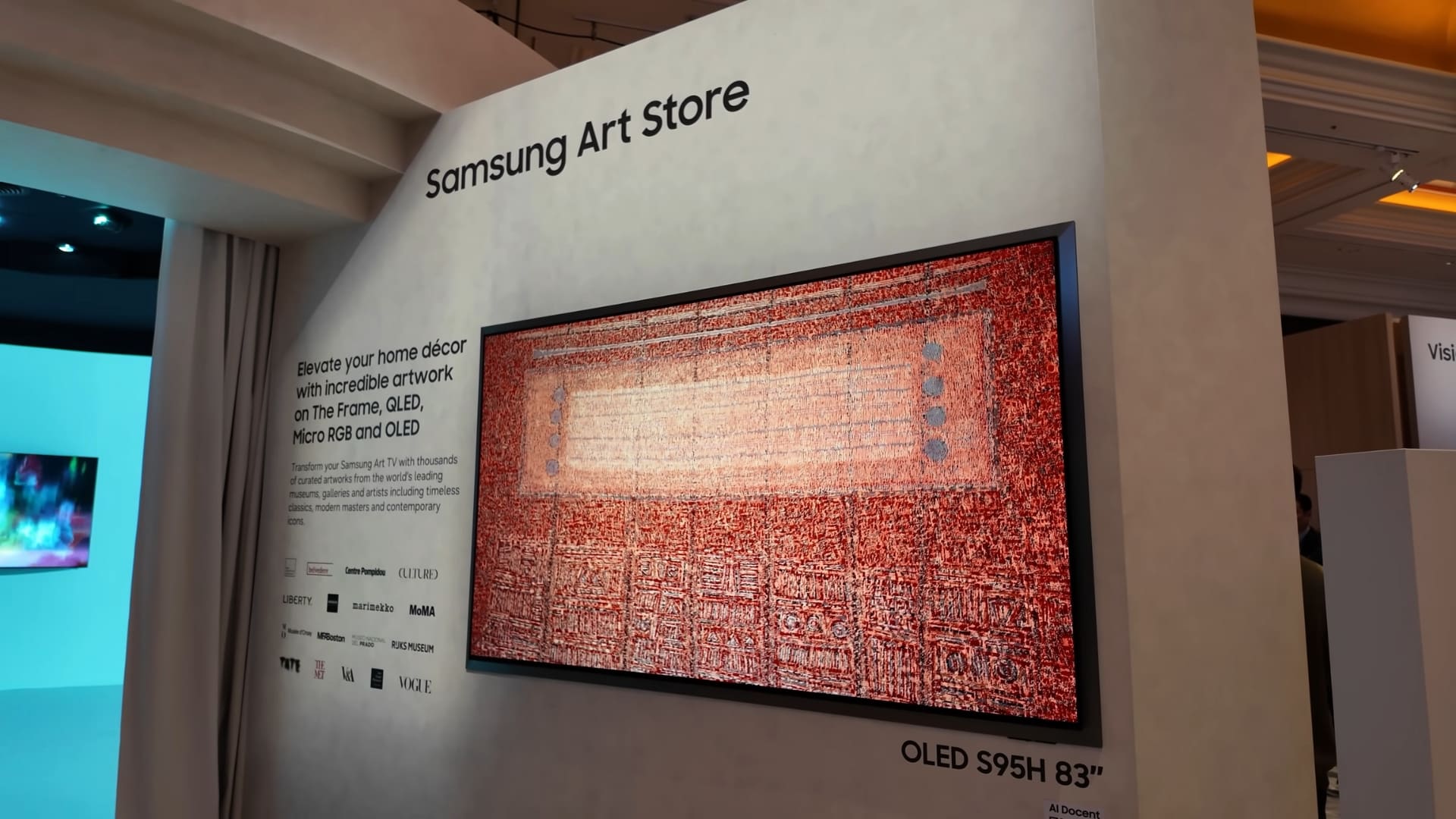 Samsung Art Store OLED S95H 83 CES 2026 1