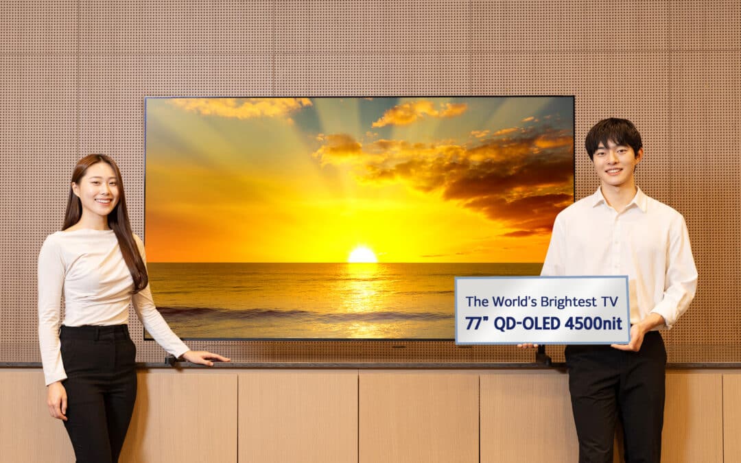 Samsung Display Previews 4,500-Nit QD-OLED TV Panels for 2026 at CES 2026