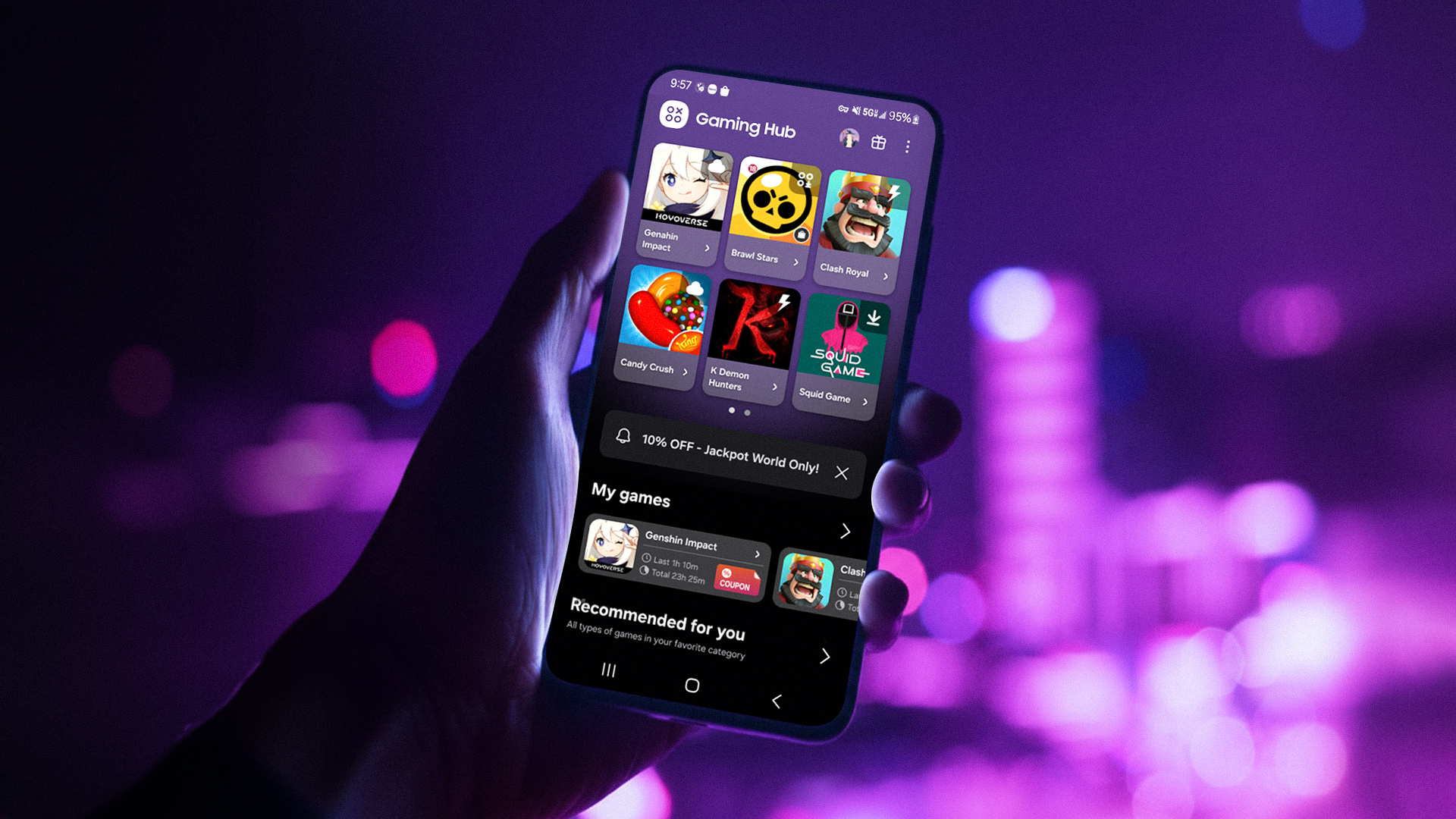 Samsung Mobile Gaming Hub 8.0 – Key Art Samsung Mobile Gaming Hub 8.0 - Key Art