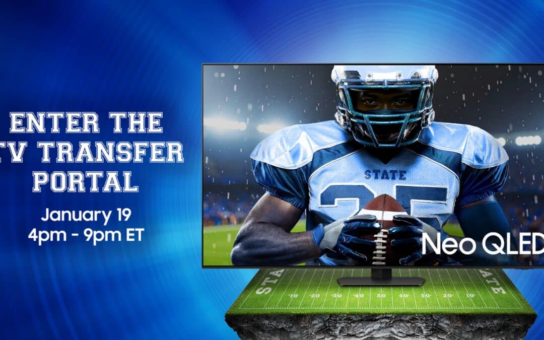 Samsung TV Transfer Portal Boosts Football Championship Viewing