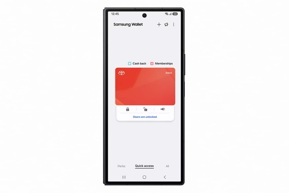 Samsung Wallet Totoya RAV4