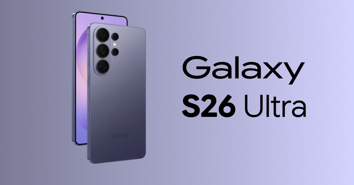 Galaxy S26 Ultra in Cobalt Purple Galaxy S26 Ultra in Cobalt Purple