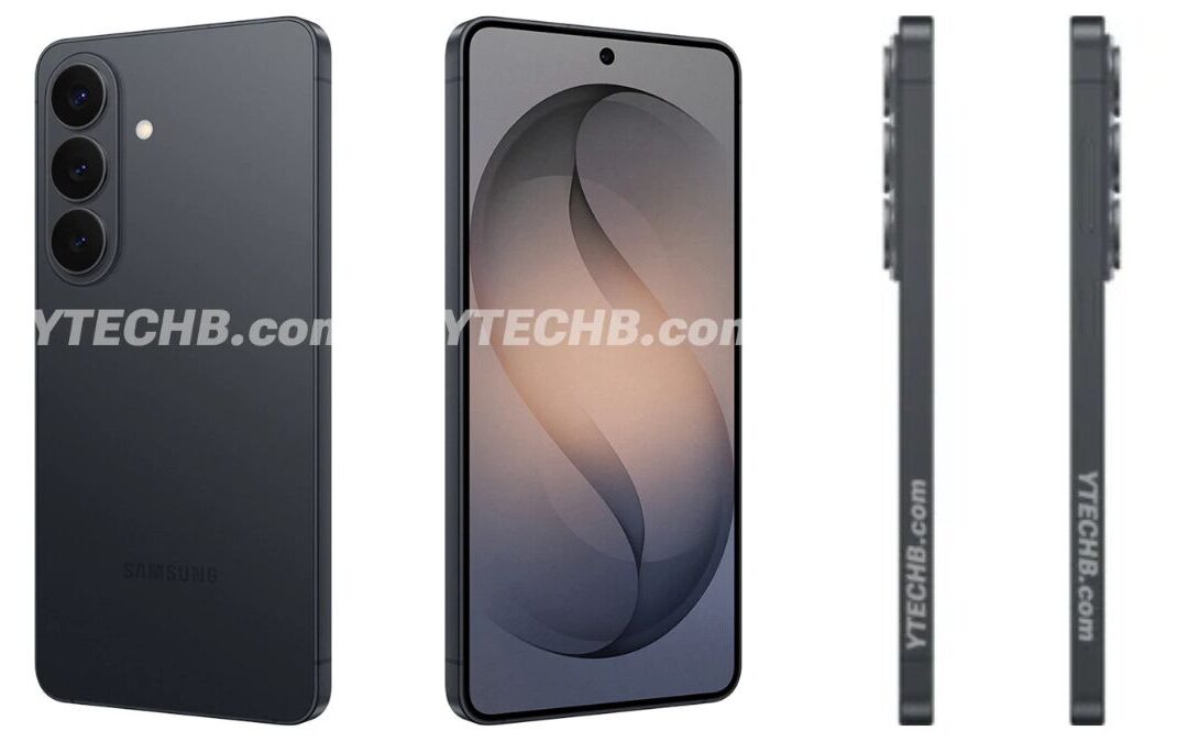 Galaxy S26 Appears in Black in Newly Leaked Renders