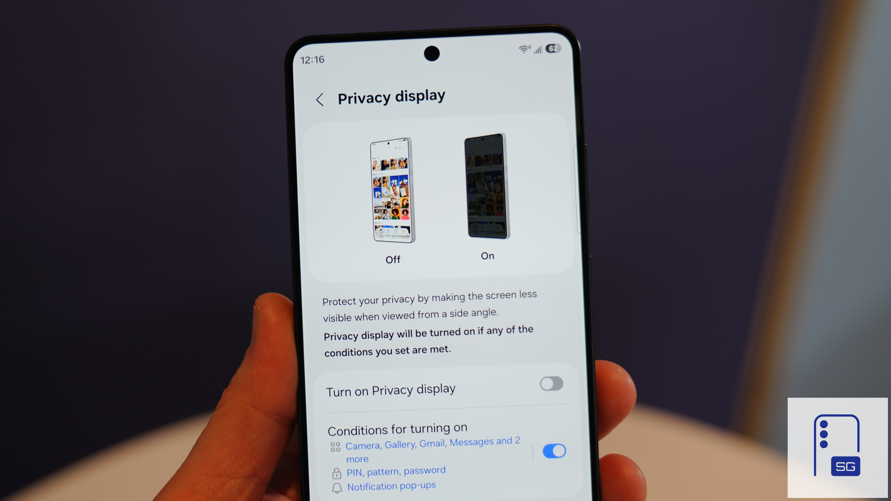 Galaxy S26 Ultra SammyGuru 50 Privacy Display