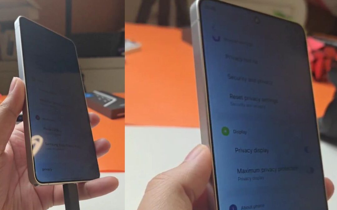 Galaxy S26 Ultra’s Privacy Display Leaks in Action before Unpacked