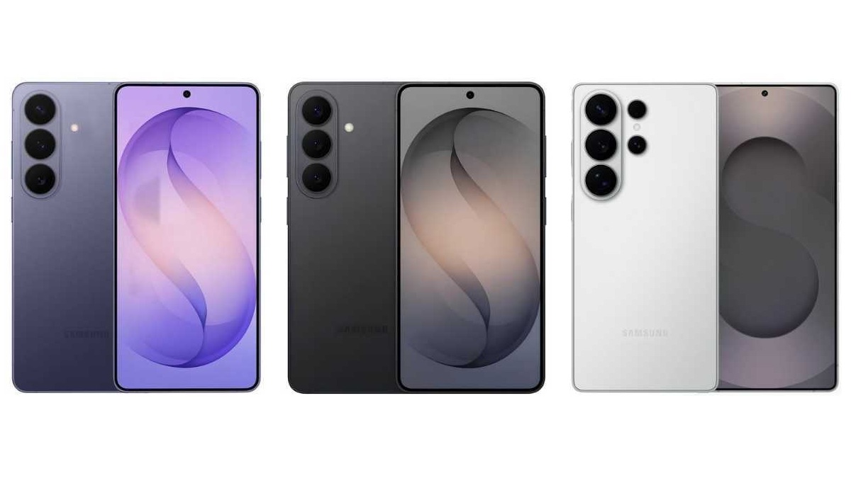 Galaxy S26 series all colors featured