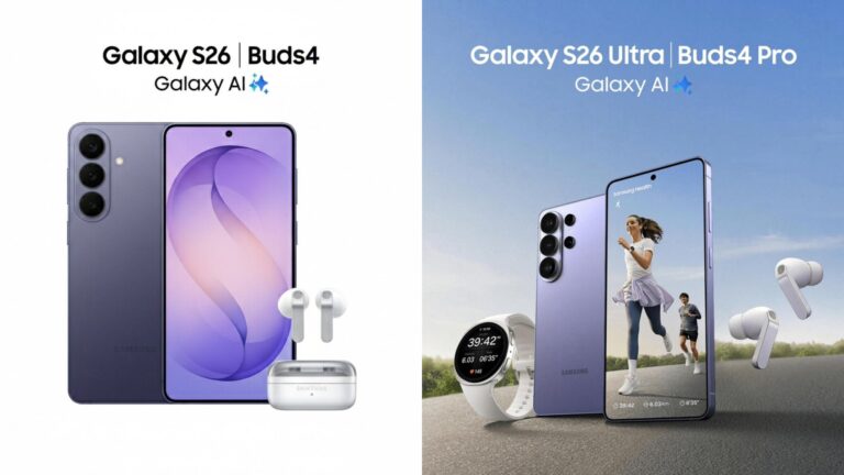 Galaxy S26 and S26 Ultra promotional banners