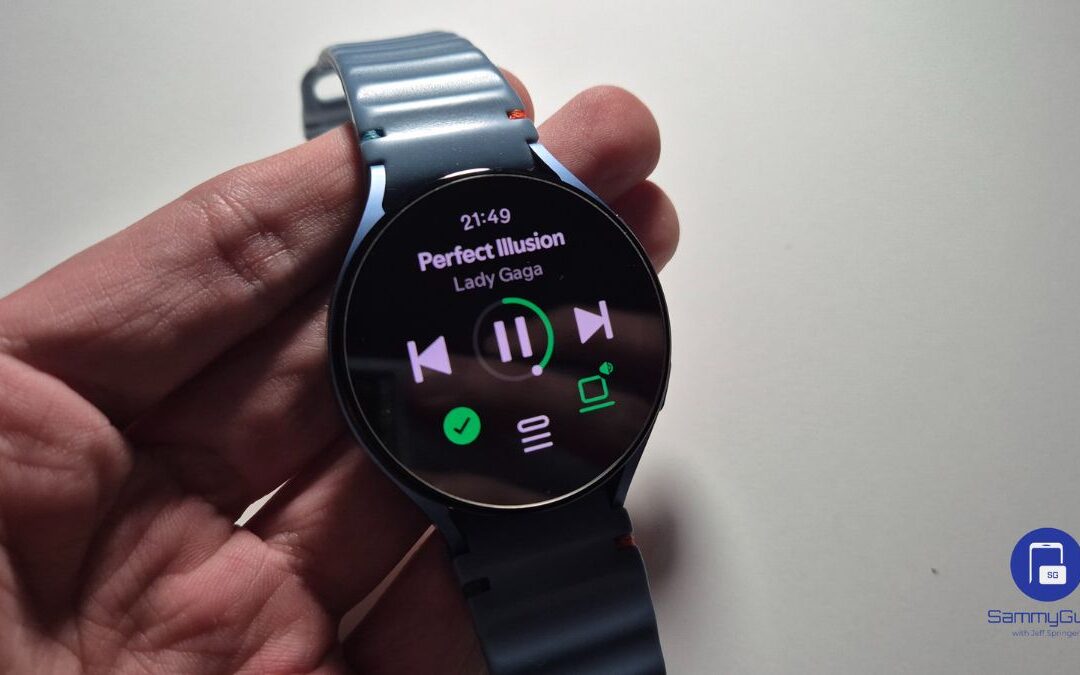 Galaxy Watch Picks Up Spotify’s Redesigned Now Playing Interface