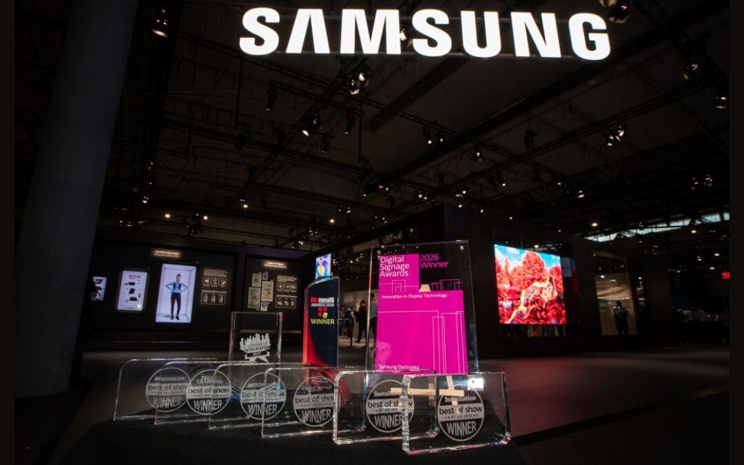 Samsung Displays Secure Big Awards and Category Wins at ISE 2026
