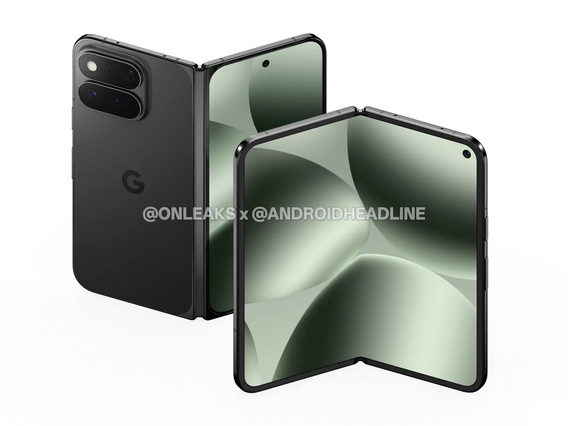 Pixel 11 Pro Fold CAD renders