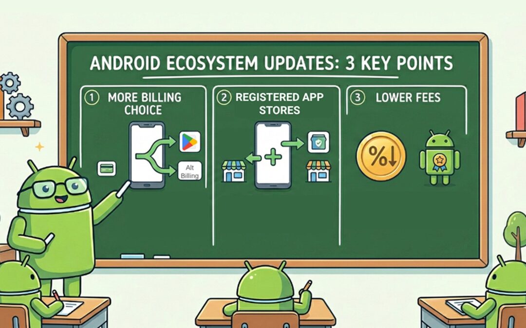 Google Expands Payment Choices and Alternative App Stores on Android