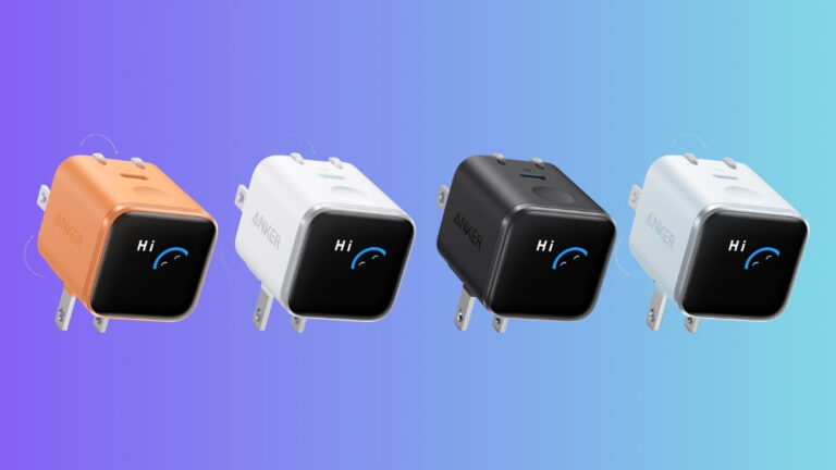 Anker 45W GaN charger display