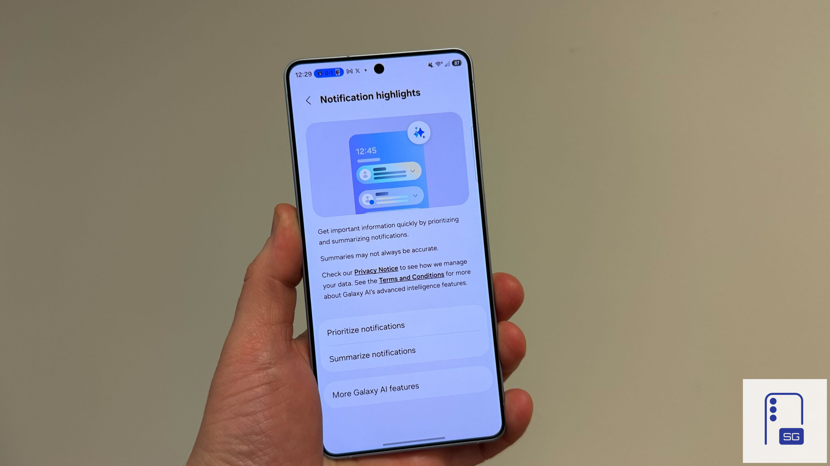 Galaxy S26 Ultra priority notifications