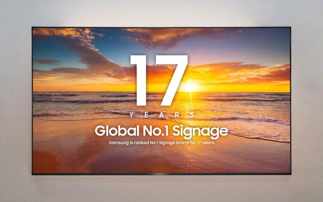 Samsung Maintains Lead in Global Commercial Display Market