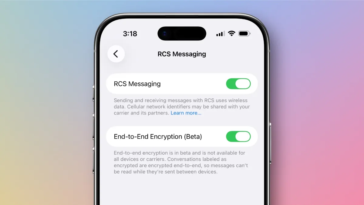 iPhone Android End-to-End Encryption RCS iSO 26_5 (9to5Mac)